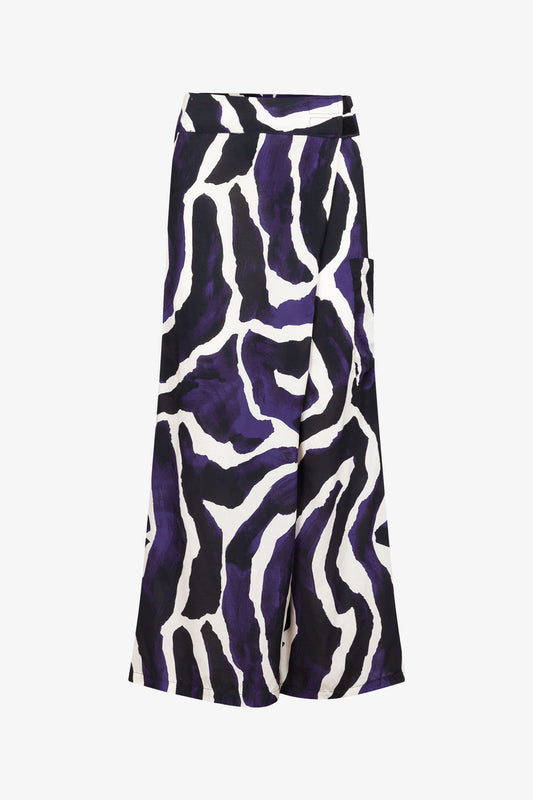 Prototype - Pantalon Bali Zébré Violet