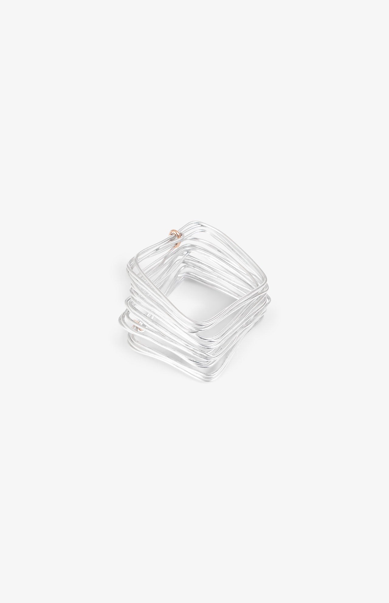 Bracelet aluminium - Carré  - Large