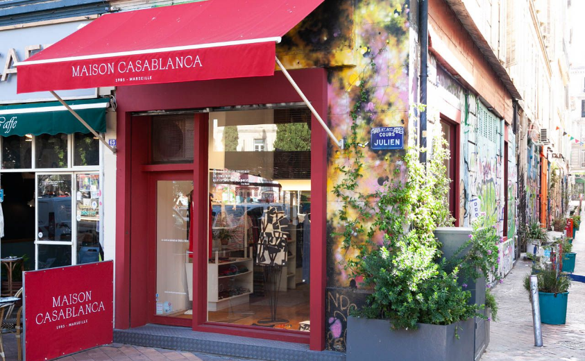 Boutique Casablanca, cours Julien, Marseille