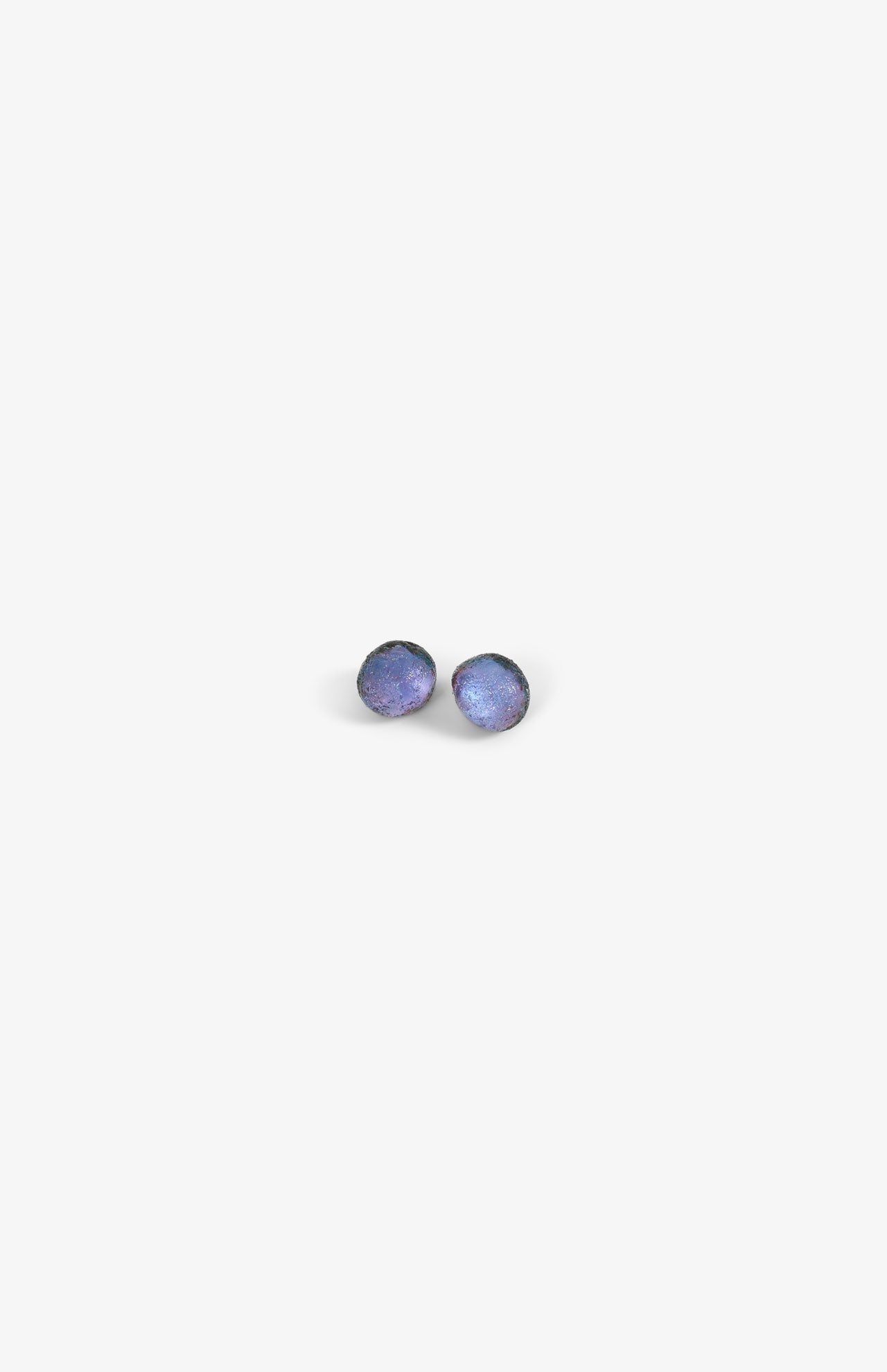 Boucles d'oreilles Simple Météorite - Violet - Fermoir Cuivre