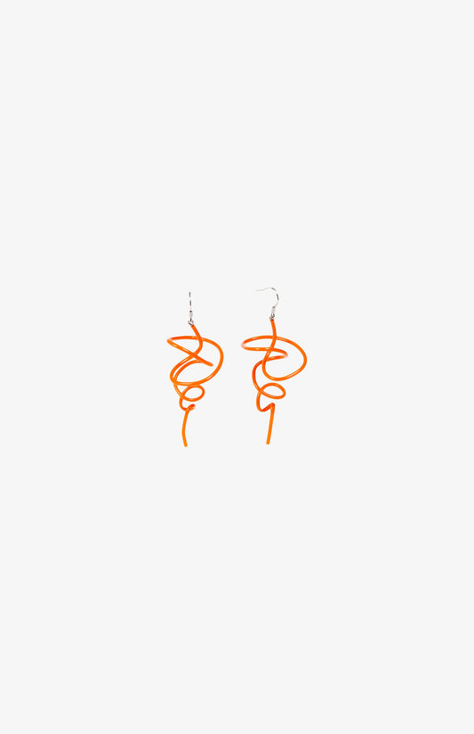 Boucles d'oreilles Little Zig - Shiny Orange