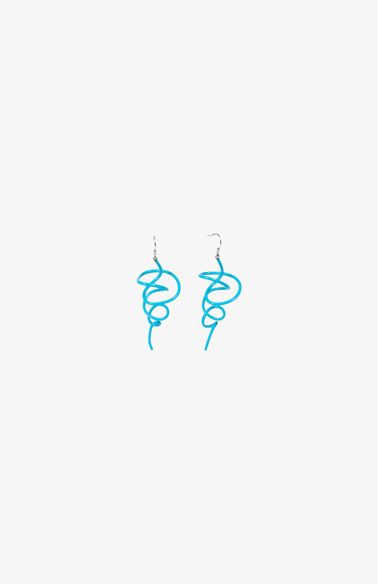 Boucles d'oreilles Little Zig - Shiny Turquoise