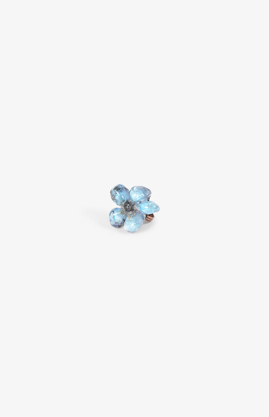 Bague Fleurs - Bleu - Marianne Olry