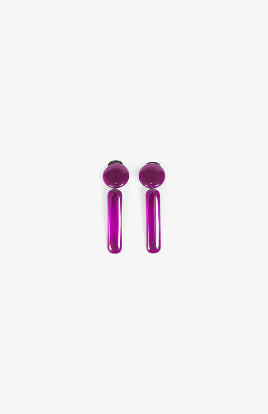 Boucles d’oreilles Barrettes - Clips - Violet