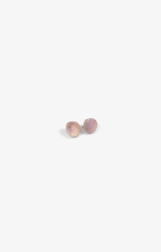 Boucles d'oreilles Simple Météorite - Rose