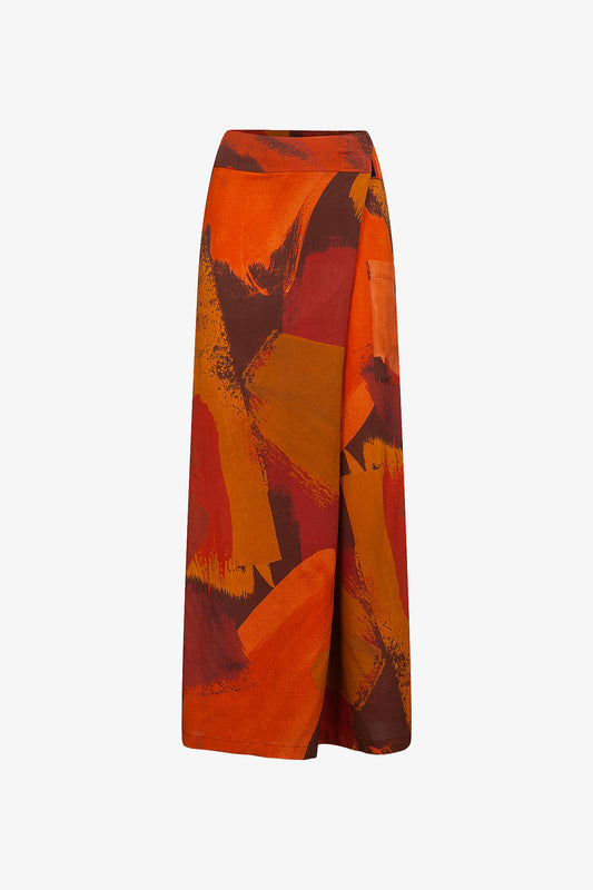 Prototype - Pantalon Bali Peinture Orange