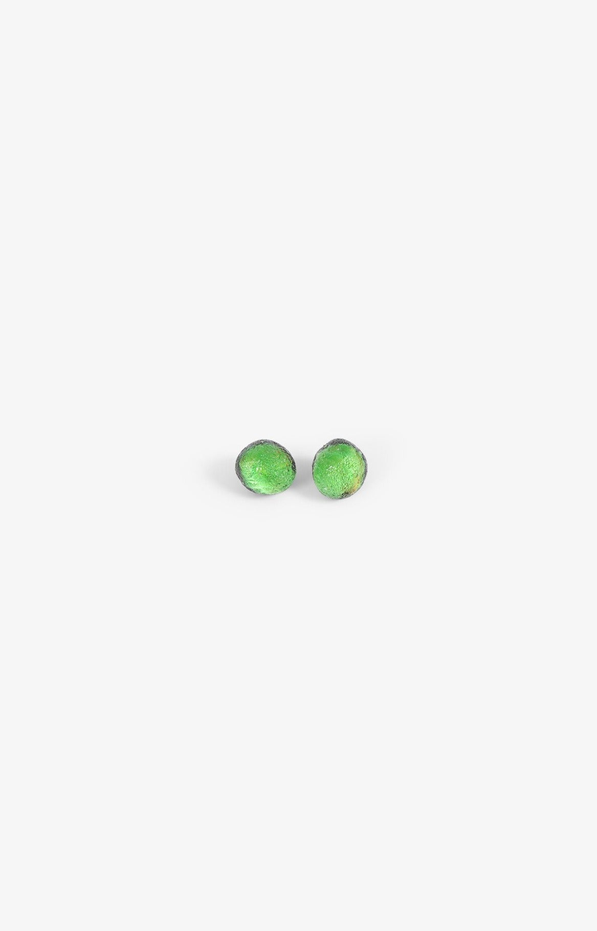 Boucles d'oreilles Simple Météorite - Vert