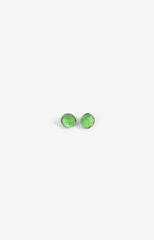 Boucles d'oreilles Simple Météorite - Vert